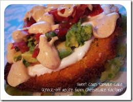 For such a time as this...: Sweet Corn Tamale Cakes